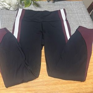 Athleta crunch colorblock 7/8 tight